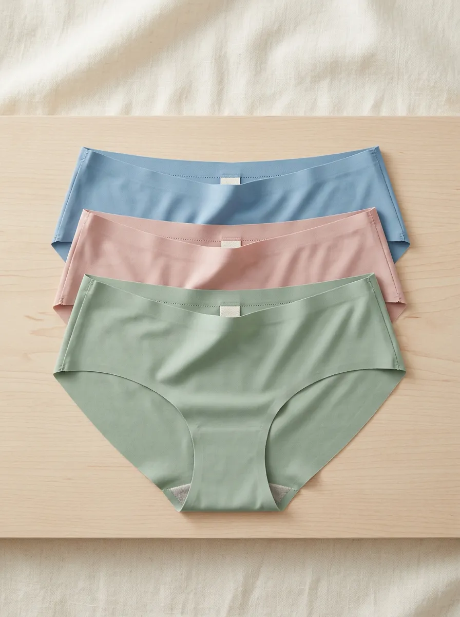 Casual Relaxed Fit Three Pack Panties