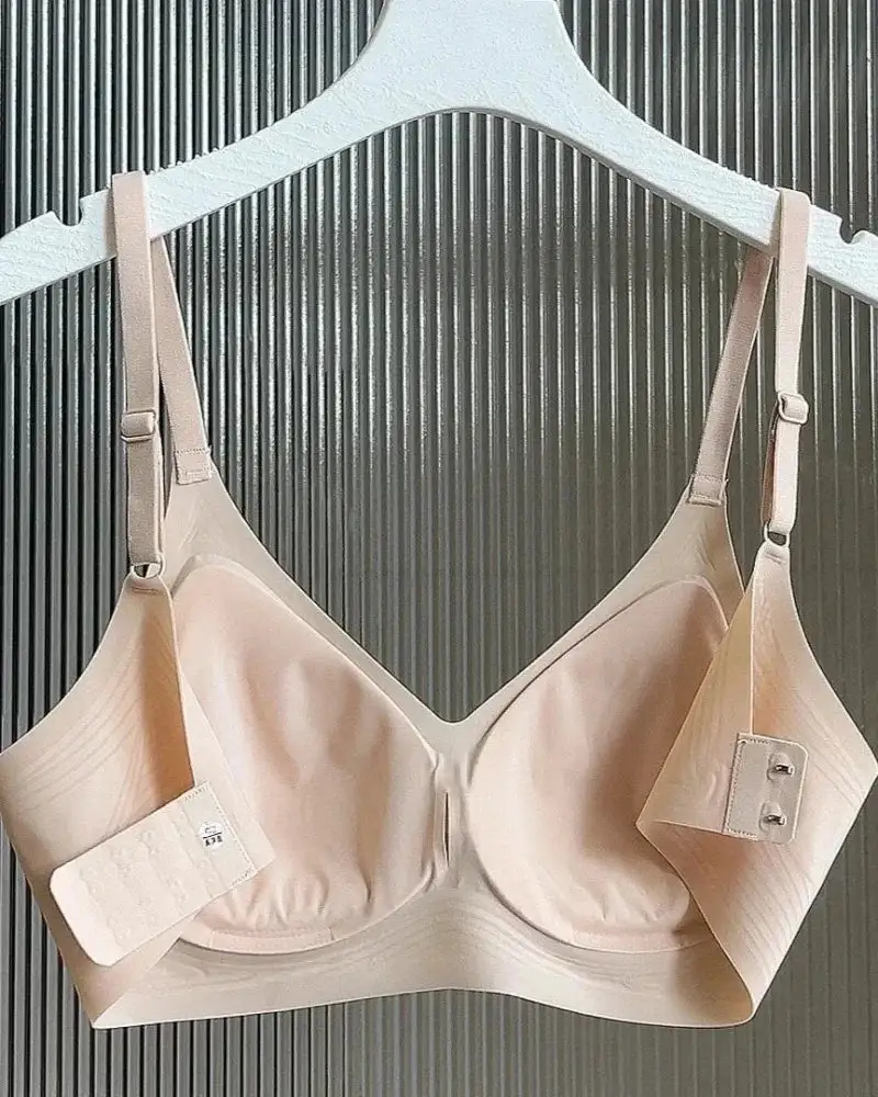 Seamless Soft Cup Bra with Slim Straps