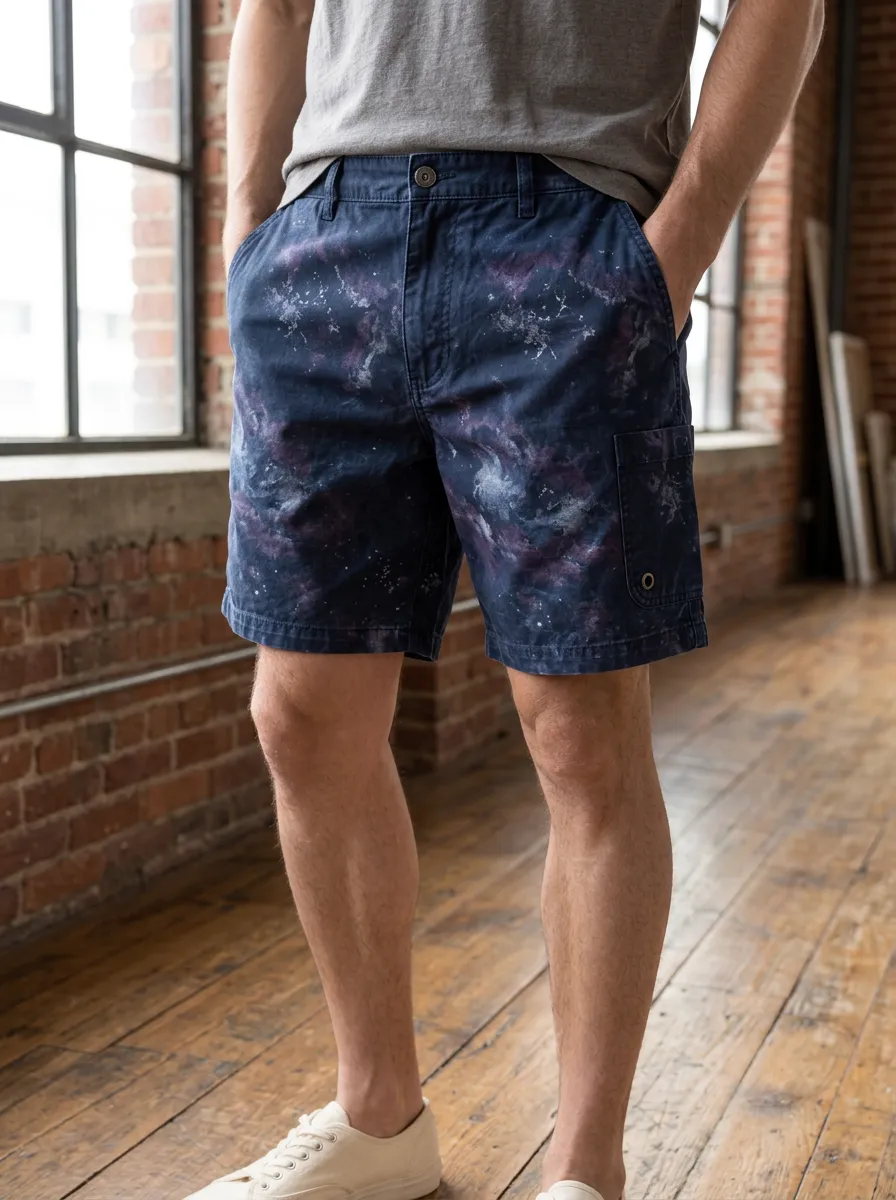 Men's Galaxy Space Nebula Shorts