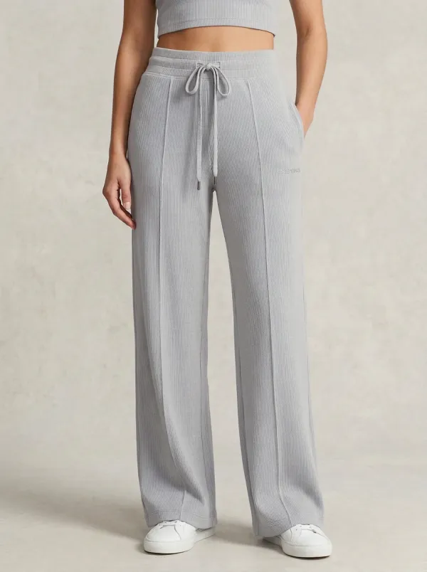 Women's Ribbed Drawstring Sport Pants