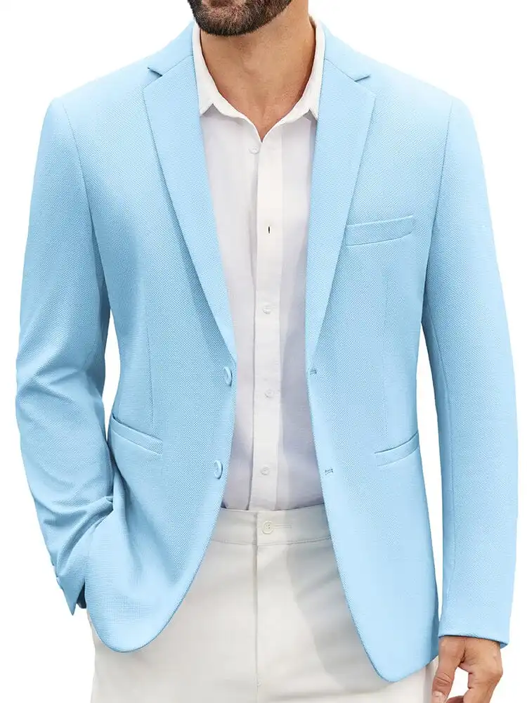 Casual Two-Button Suit Jacket