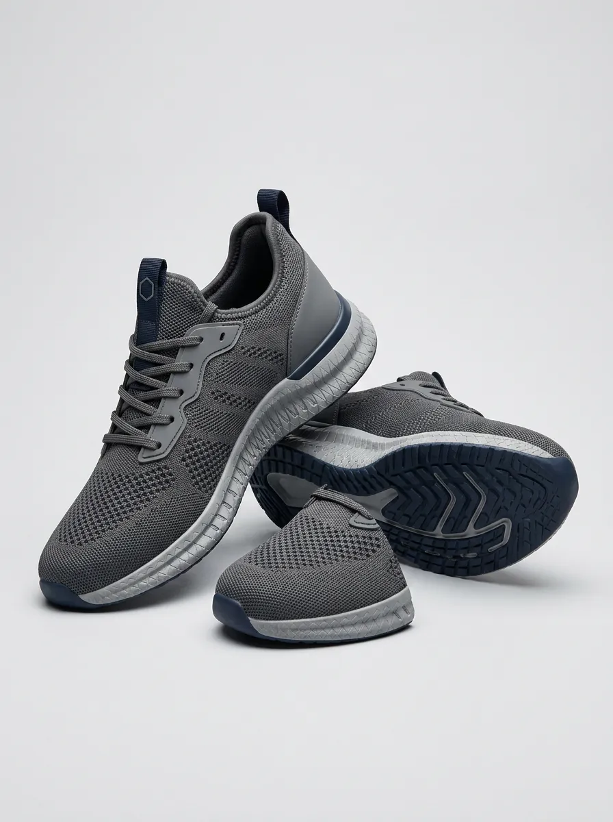 Men's Grey Sneaker Graphic
