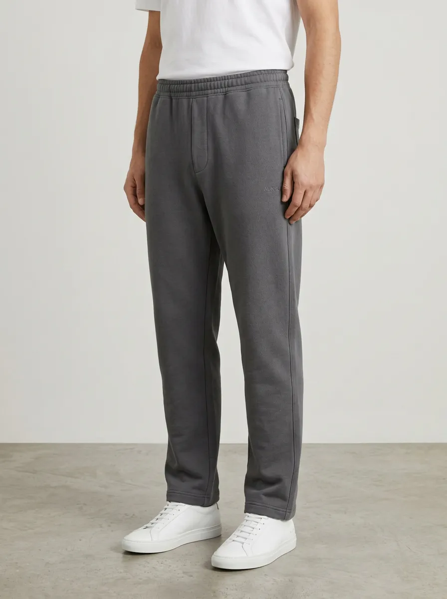 Streamlined Embroidered Athletic Design Men's Sweatpants