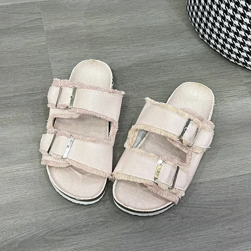 Lightweight Open-Toe Flat Sandals