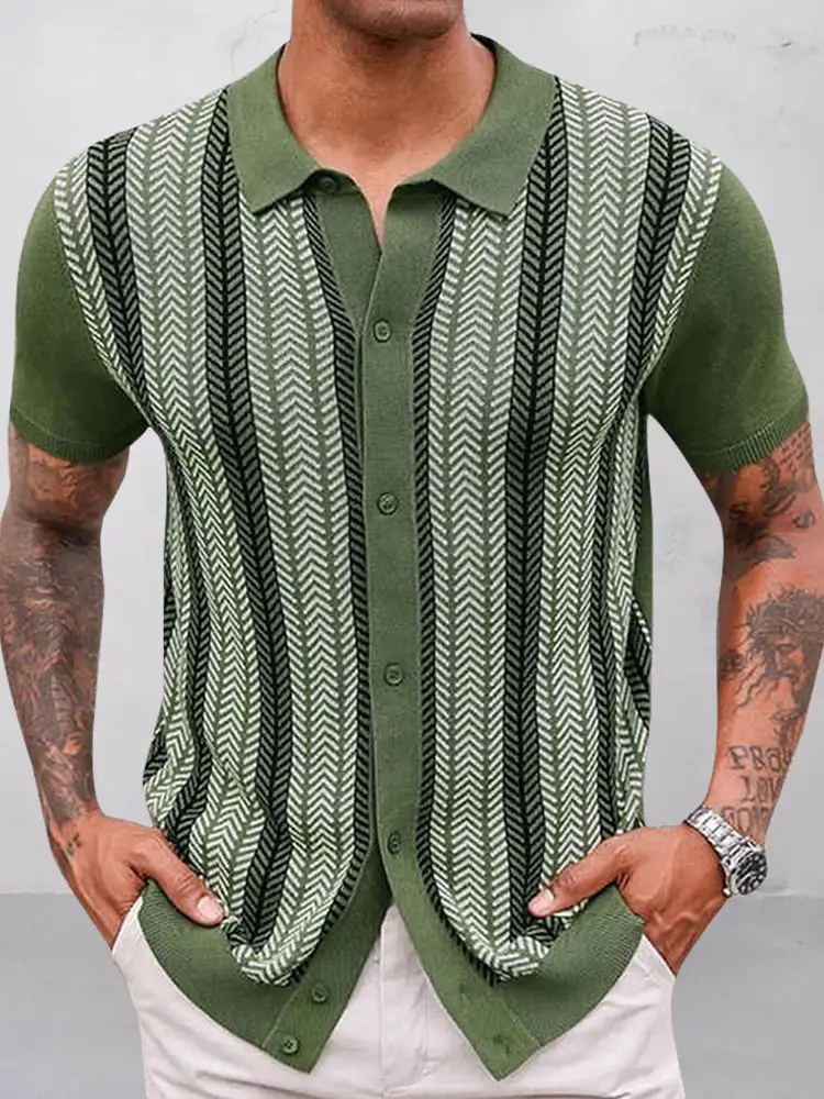 Textured Jacquard Printed Shirt