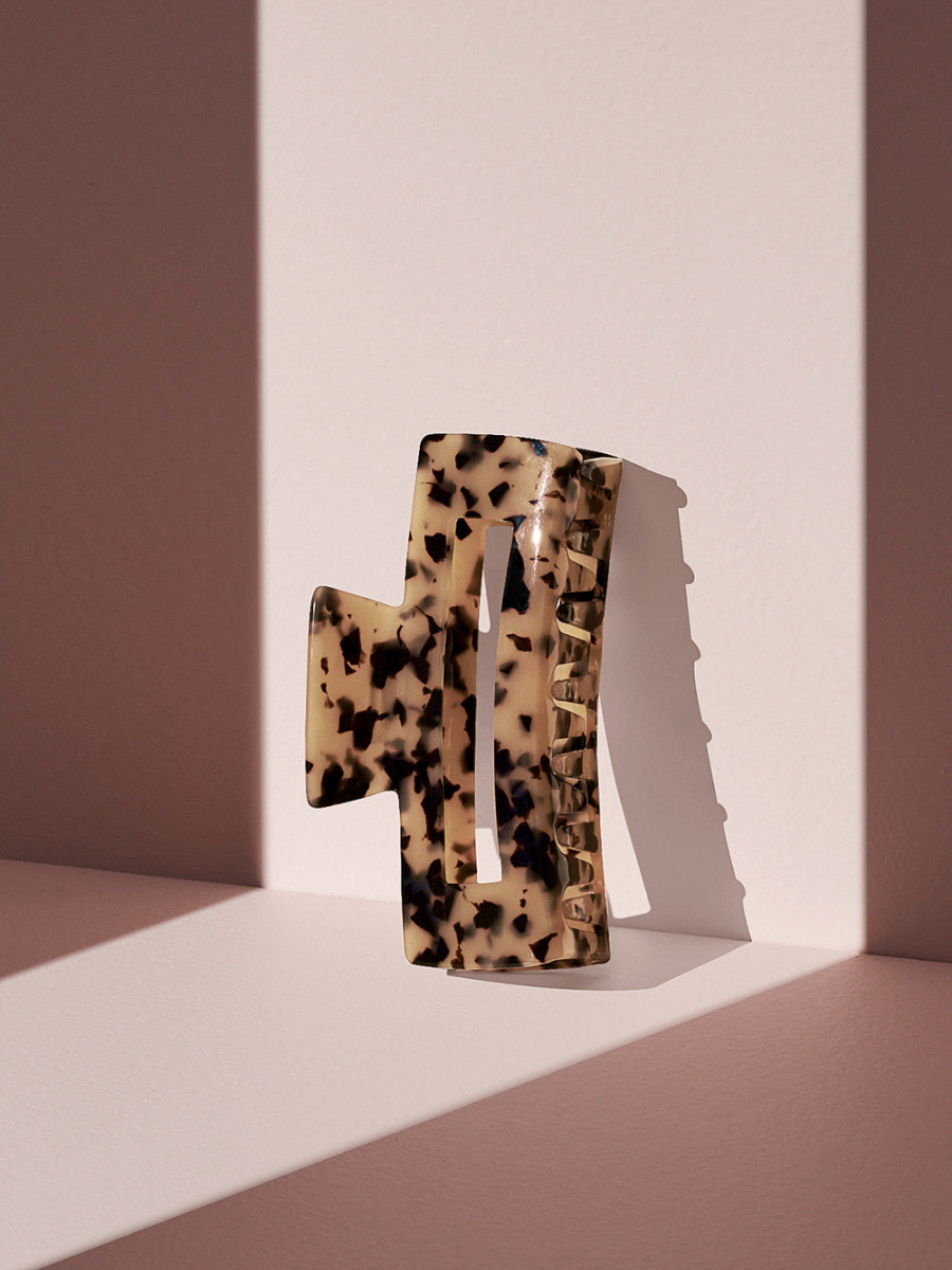 Tortoiseshell Geometric Hair Claw