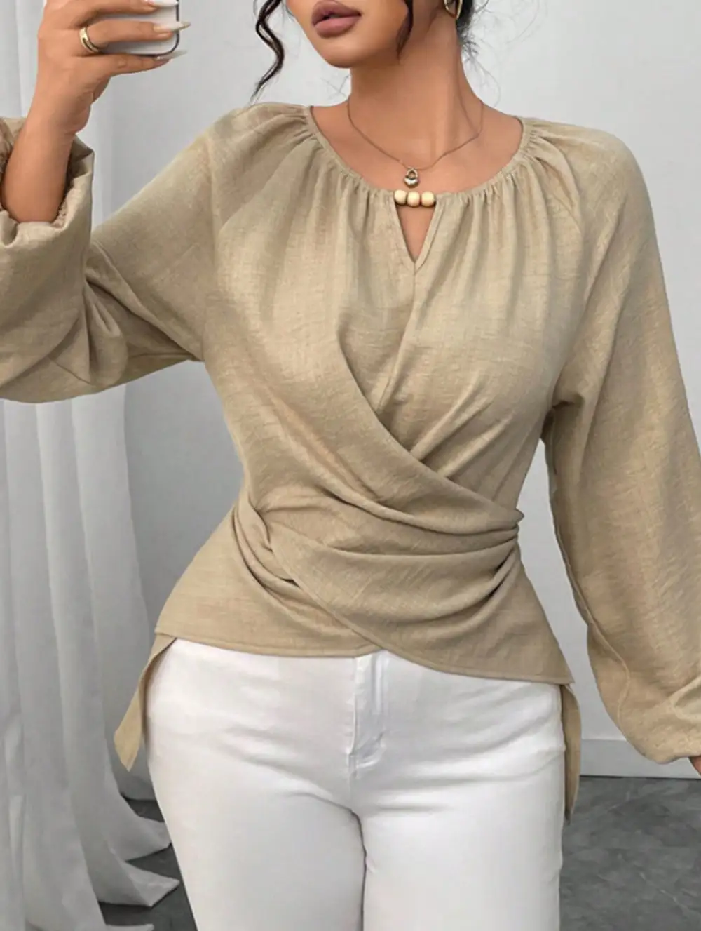 Lightweight Easy Drape Blouse
