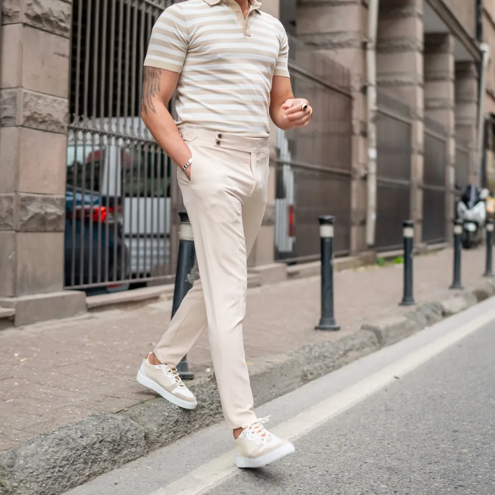 Tailored Slim Fit Refined Chino Trousers