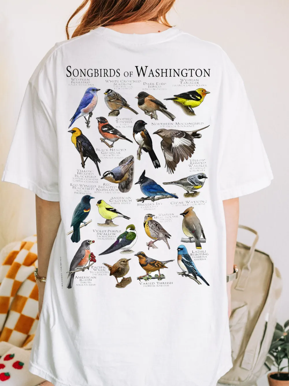 Washington Songbirds Printed T - Shirt