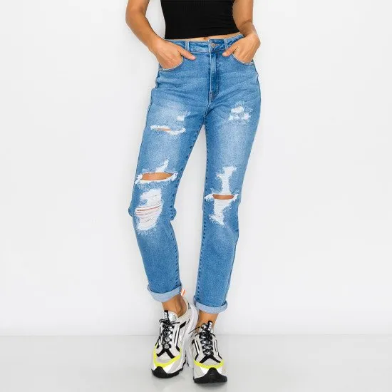 Boyfriend Distressed Jeans