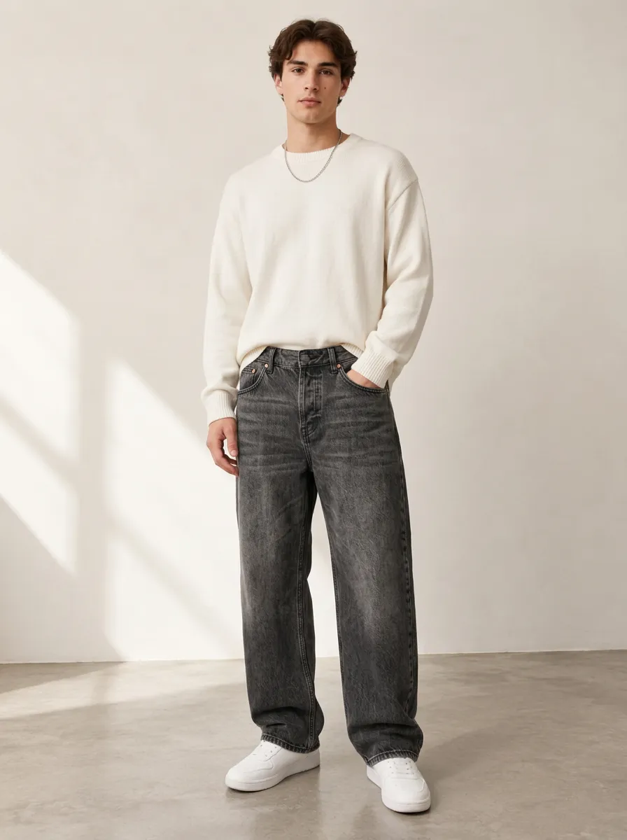 Classic Style Straight Fit Relaxed Fit Men's Everyday Jeans