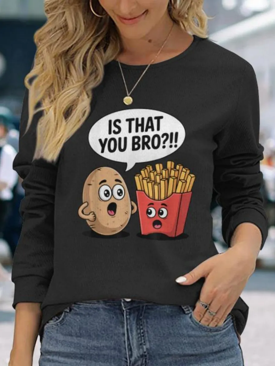 Cute Potato and Fries T-Shirt