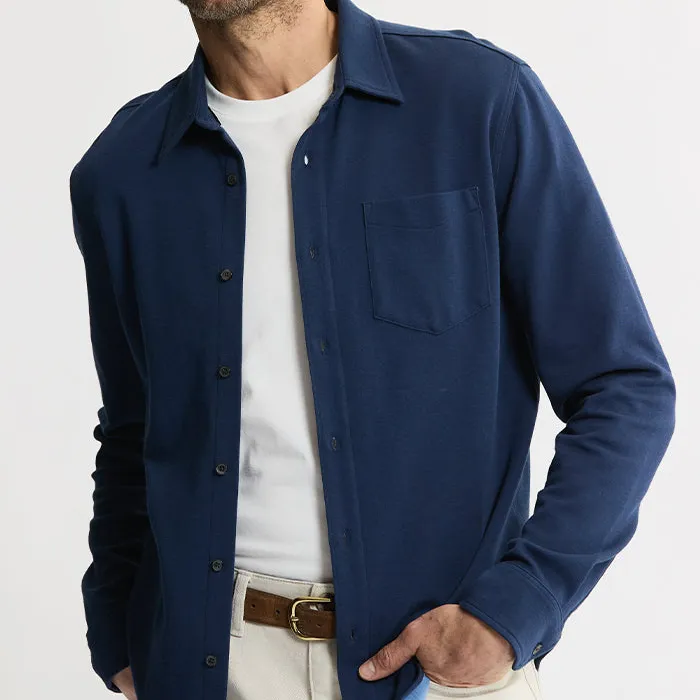 Long Sleeve Cotton Double Face Shirt