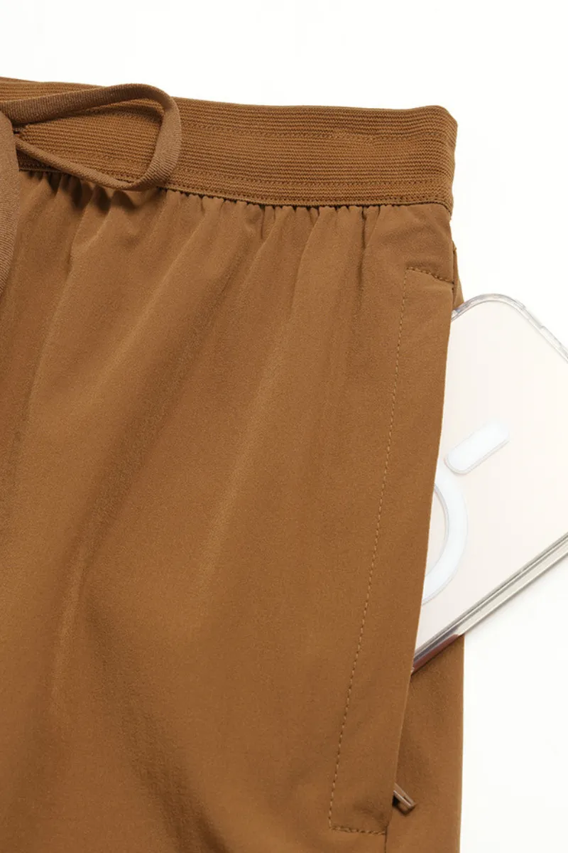 Breathable Drawstring Water Resistant Athletic Shorts