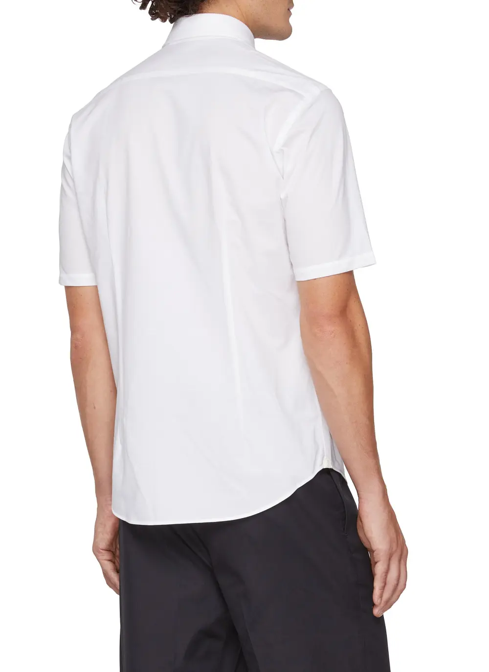 Soft Breathable Simple Button-Down White Shirt