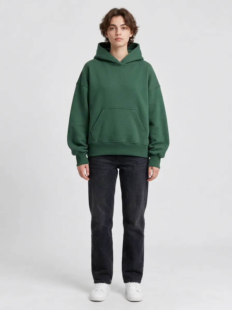 Clean Cut Unisex Casual Hoodie