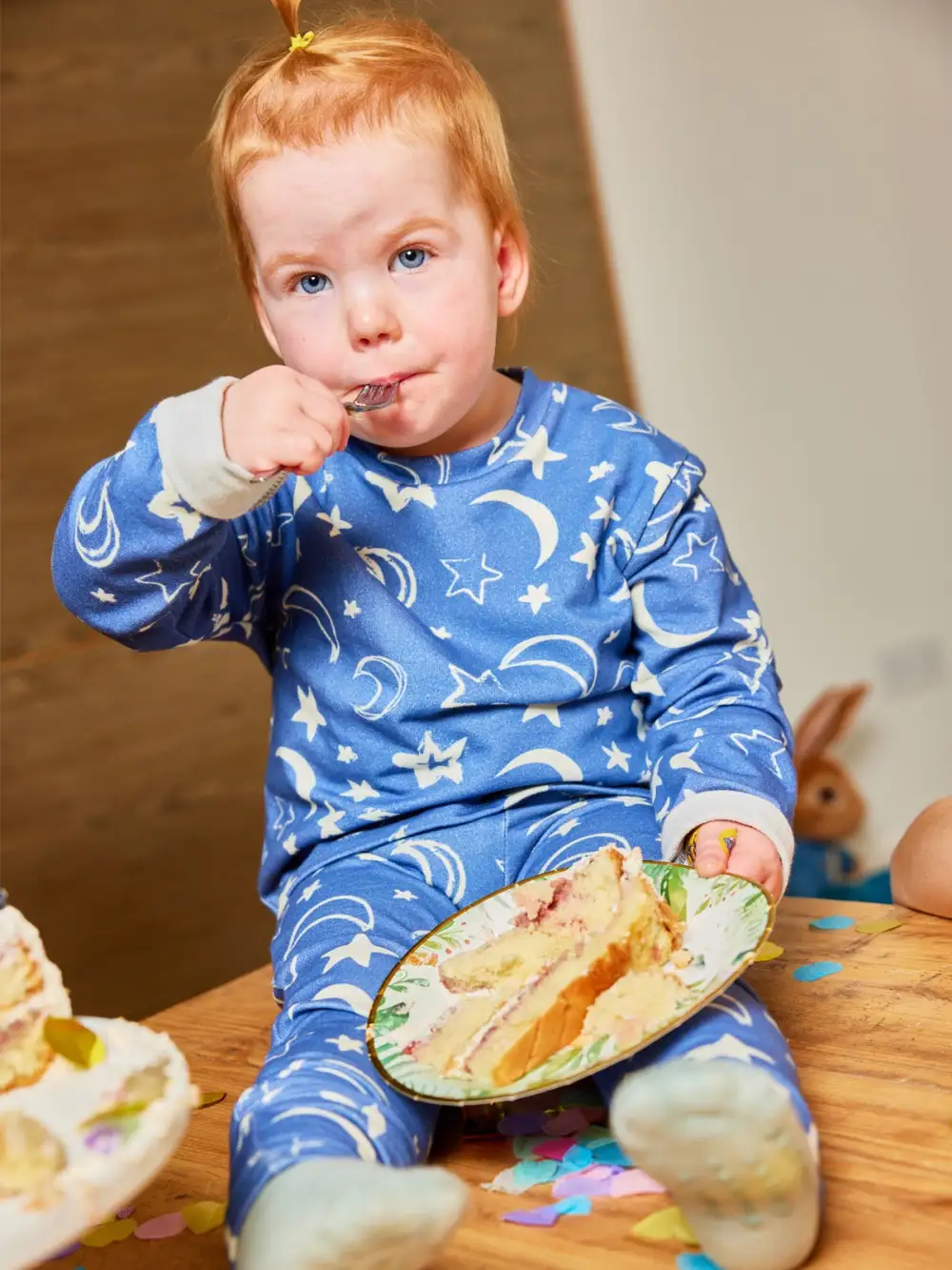 Mira - Kids Pyjama Set - Moon & Star Print
