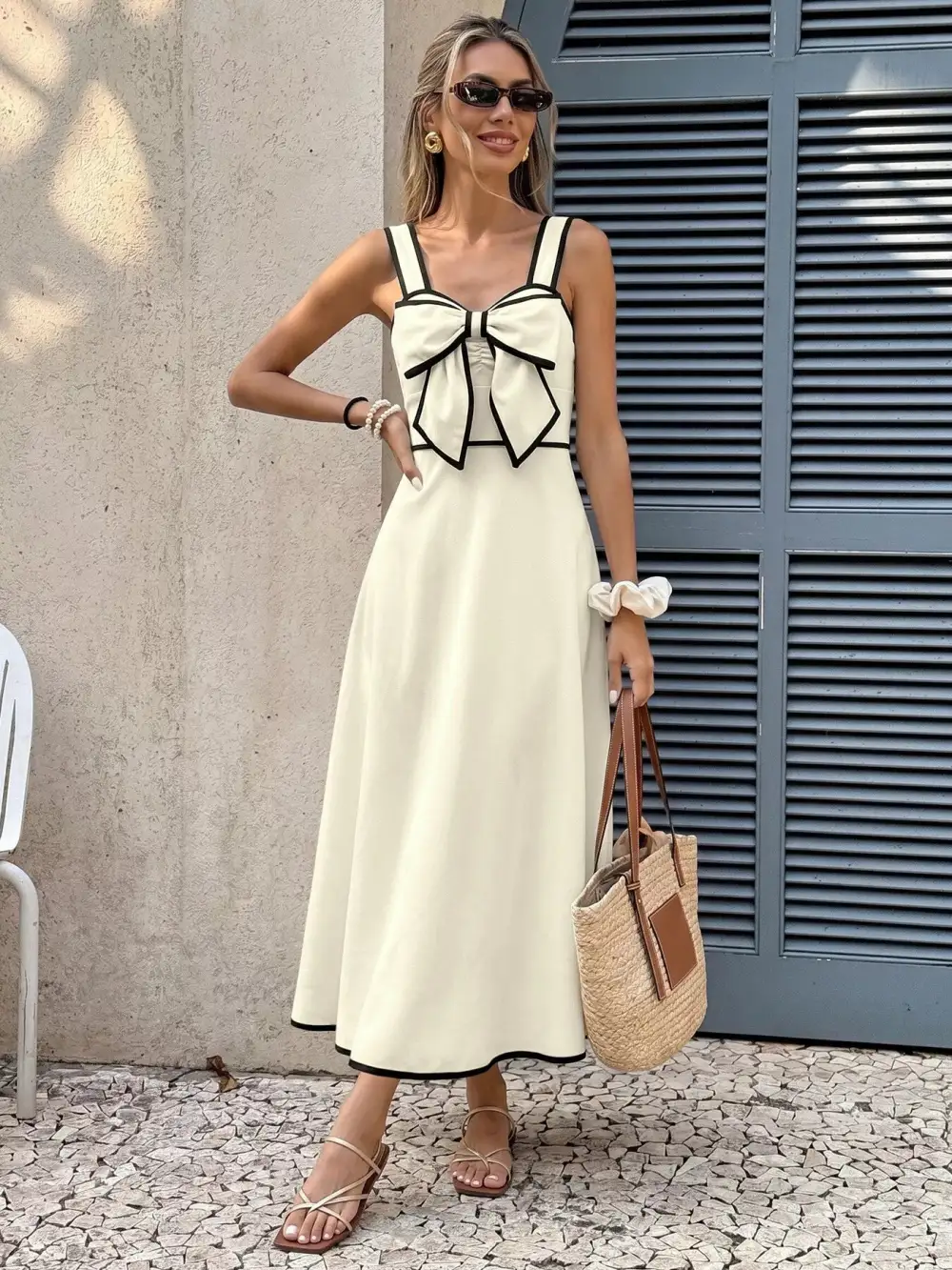 Bowknot Midi Dress