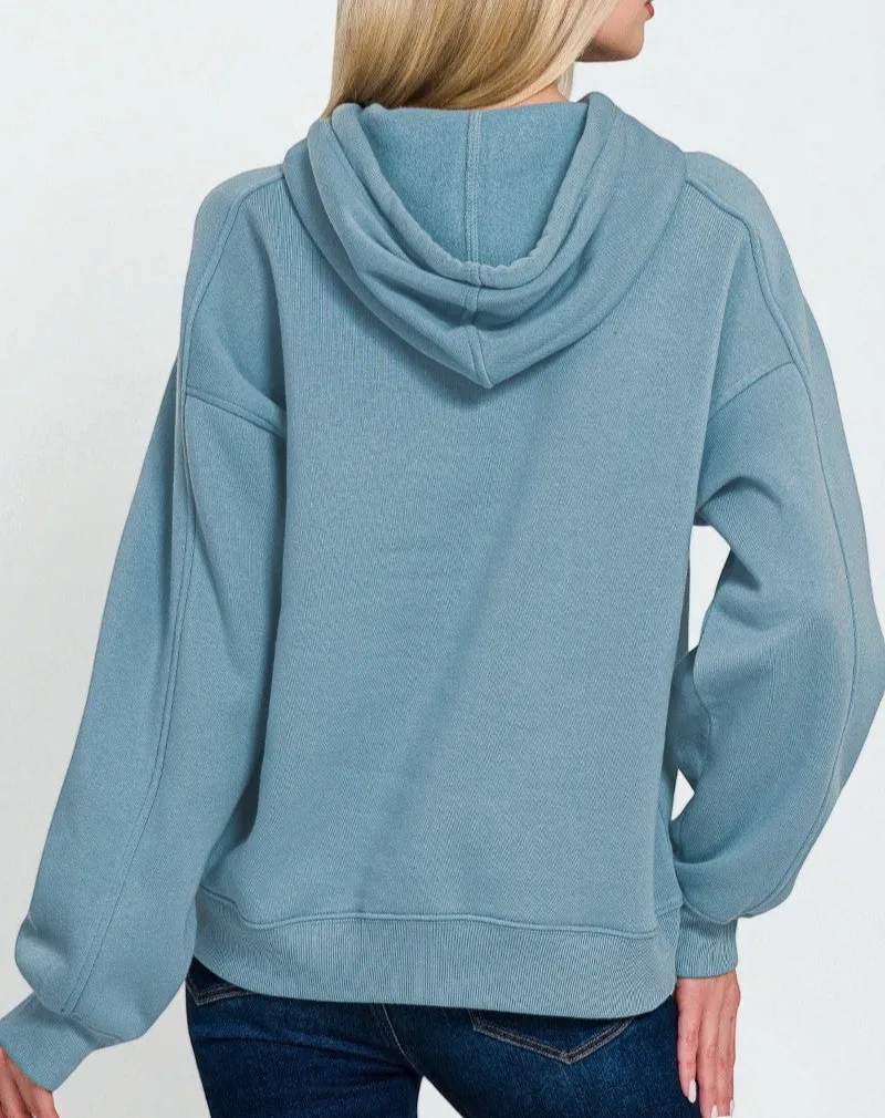 Modern Relaxed Fleece Hoodie