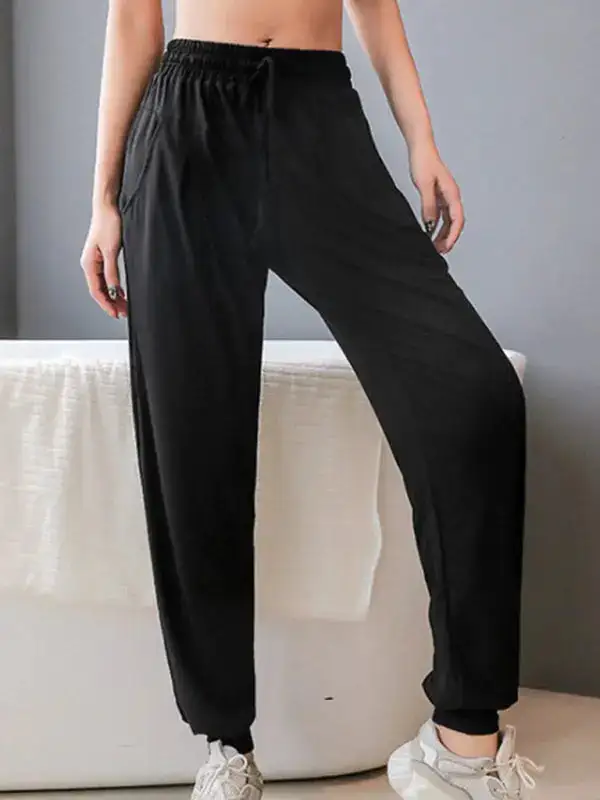 Quick Drying Loose Running Trousers Fitness Pants