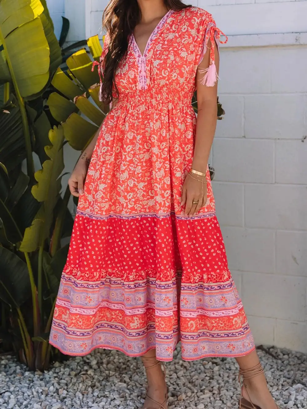 Soft Touch Floral Printed Dress