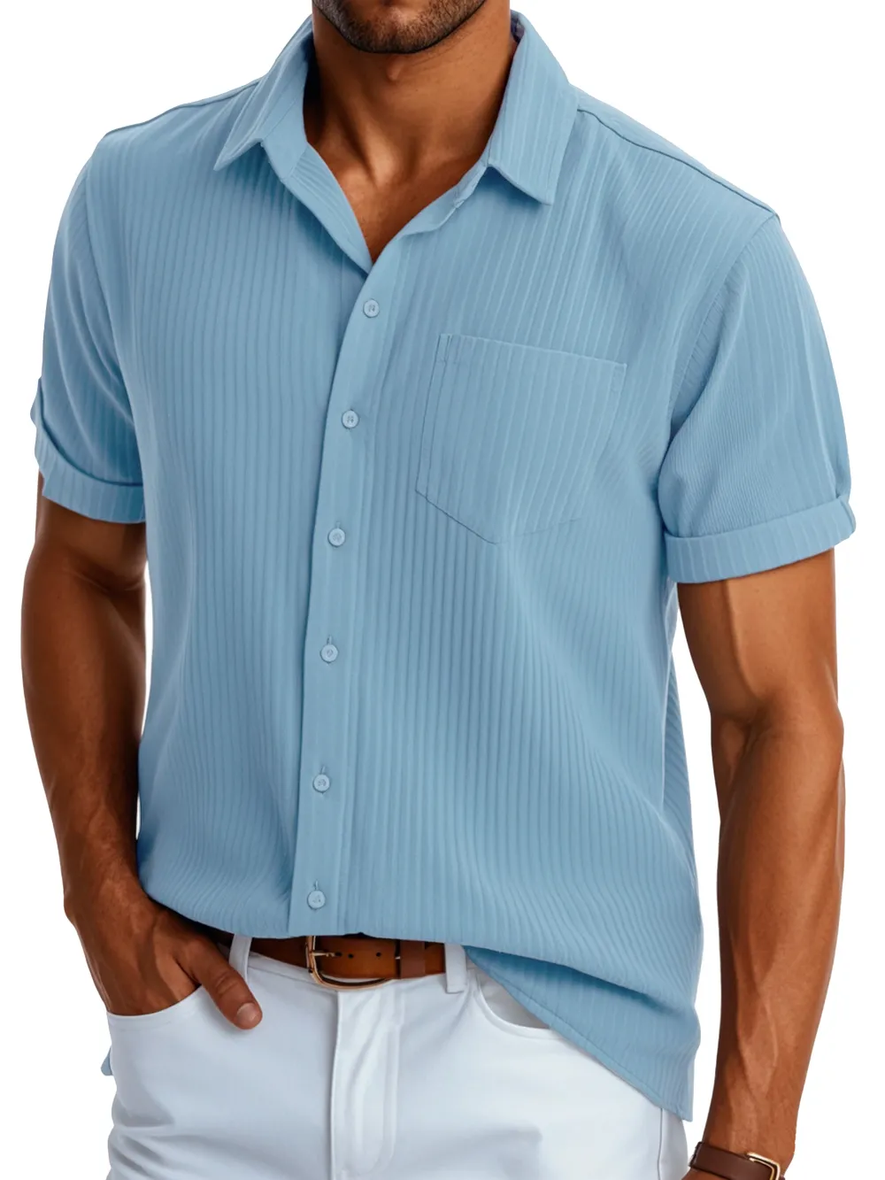 Relaxed Short Sleeve Pocket Shirt