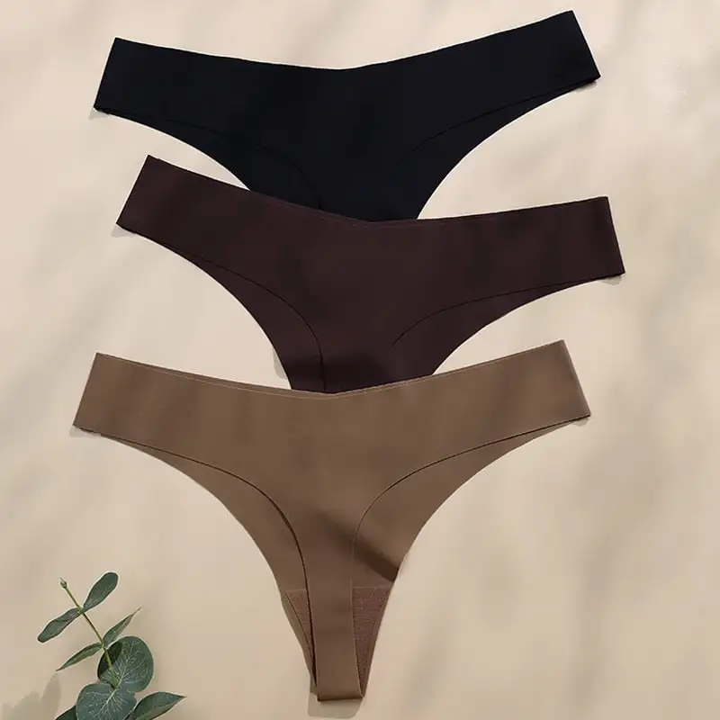 Seamless Satin Bralette Lingerie Set