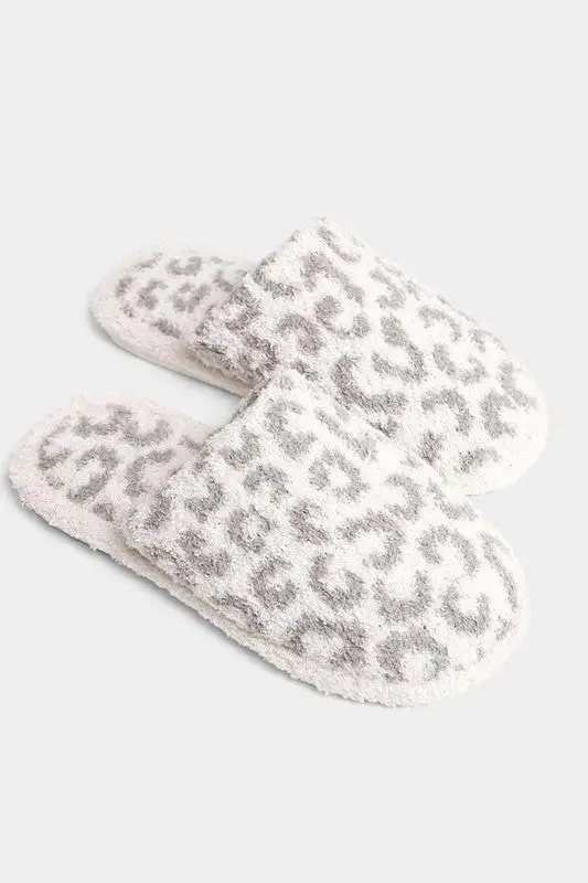 Leopard Print Star Pattern Women's Casual Slippers