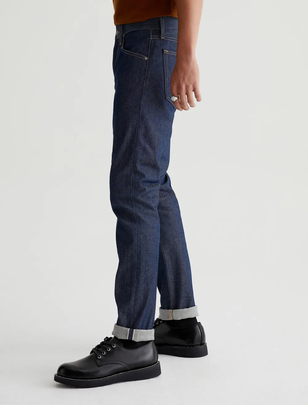 Men's Modern Slim Cuffed Jeans