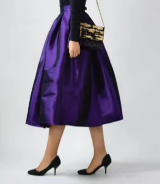 Classic Seaside Everyday Casual Polyester Skirt