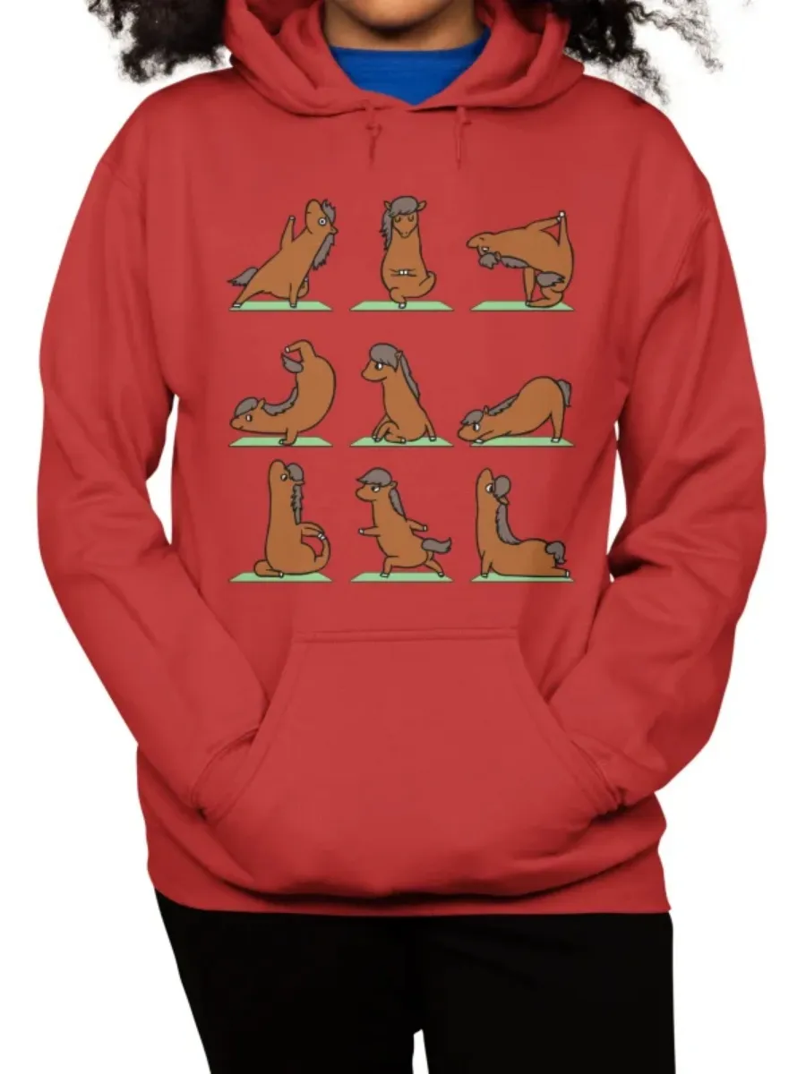 Funny Horse Graphic Hoodie