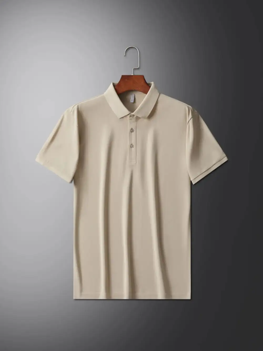 Structured Short Sleeve Collared Polo Shirt