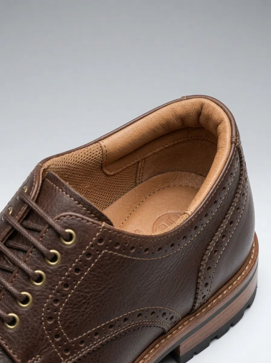 Men's Heritage Inspired Wingtip Brogue Dress Shoes