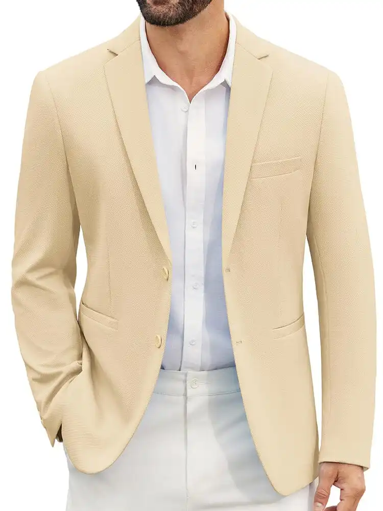 Casual Two-Button Suit Jacket