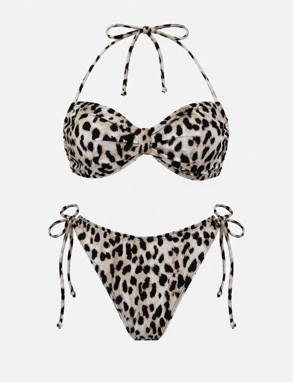 Halter Balconette Bikini Set