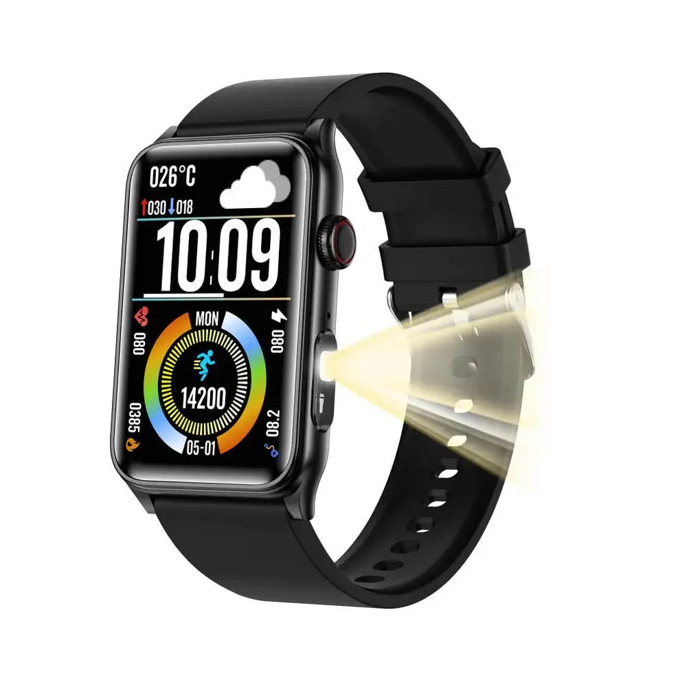 Bearscome Blood Sugar Blood Pressure Blood oxygen Sleep Monitoring Waterproof Smartwatch
