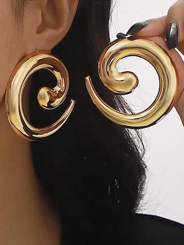 Subtle Nature-Inspired Drop Earrings