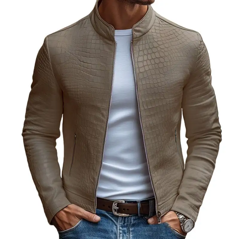 Leather Utility Jacket