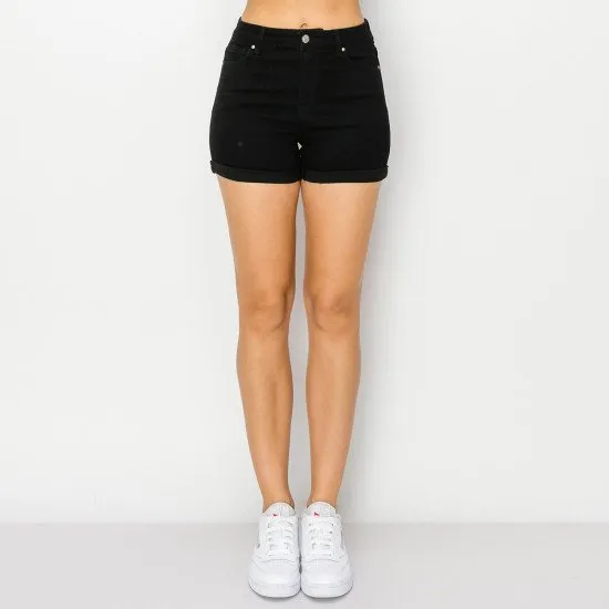 Cuffed Casual Shorts