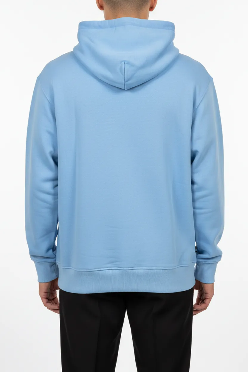 Timeless Regular Fit Cotton Ribbed Hooded Pullover Hoodie