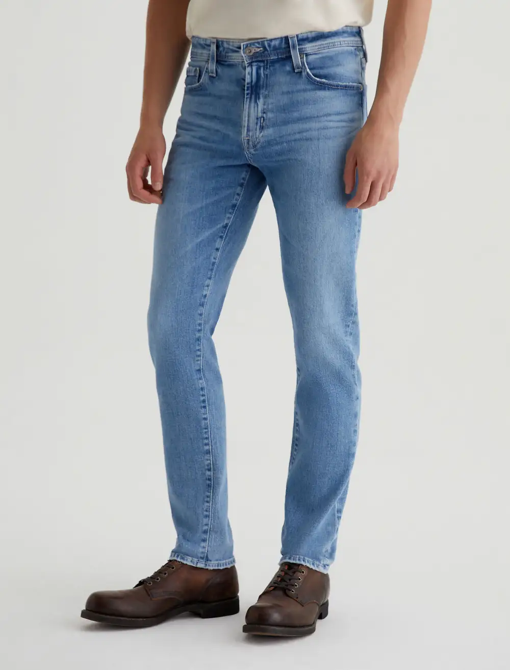 Men's Slim Skinny Faded Jeans