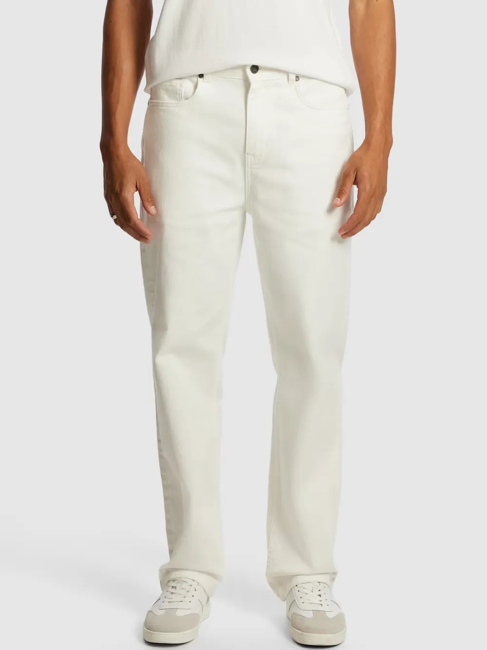 Winter White Casual Style Jean
