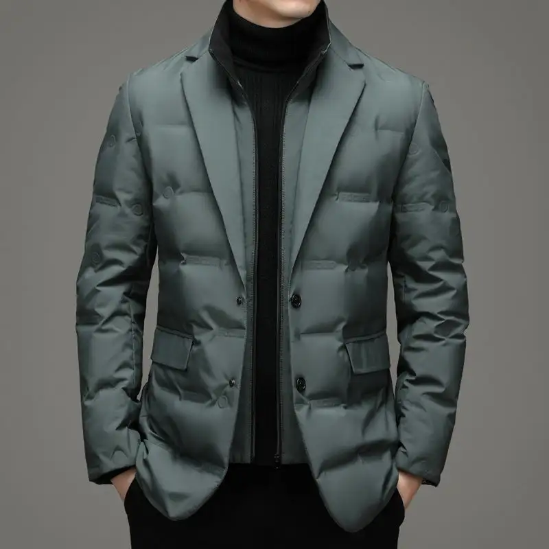 Layered Garment Washed Jacket