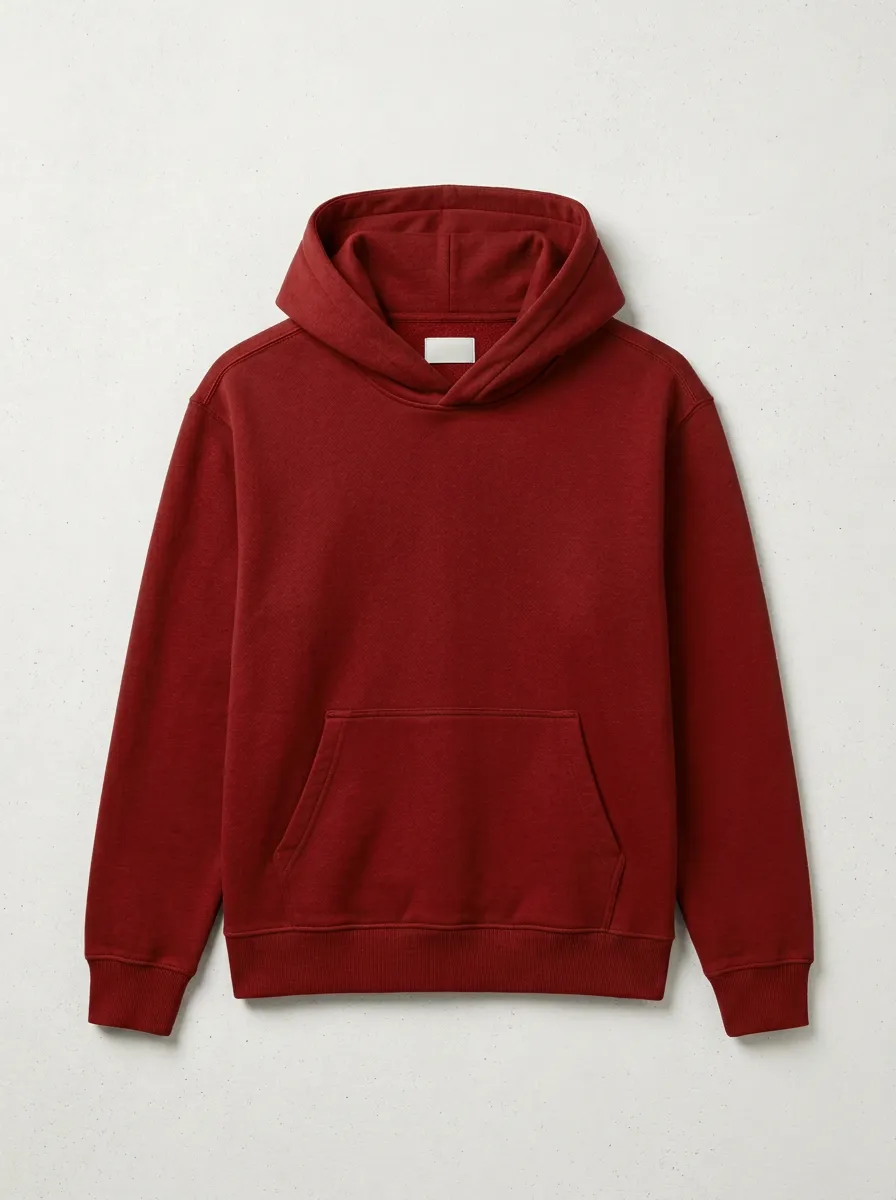 Modern Minimalist Solid Classic Look Men's Hoodie