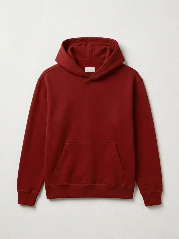 Modern Minimalist Solid Classic Look Men's Hoodie