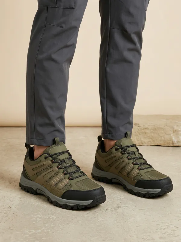 Men's Everyday Outdoor Hiking Mesh Printed Outdoor Shoes