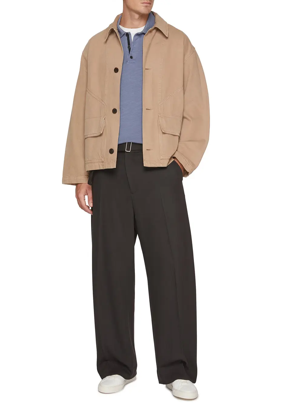 Daily Simple Comfort Light Blue Light Blue Polo Shirt