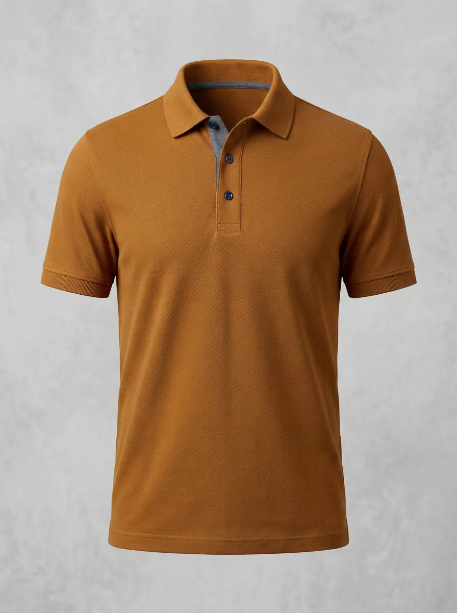 Refined Detailed Men's Polo Shirt