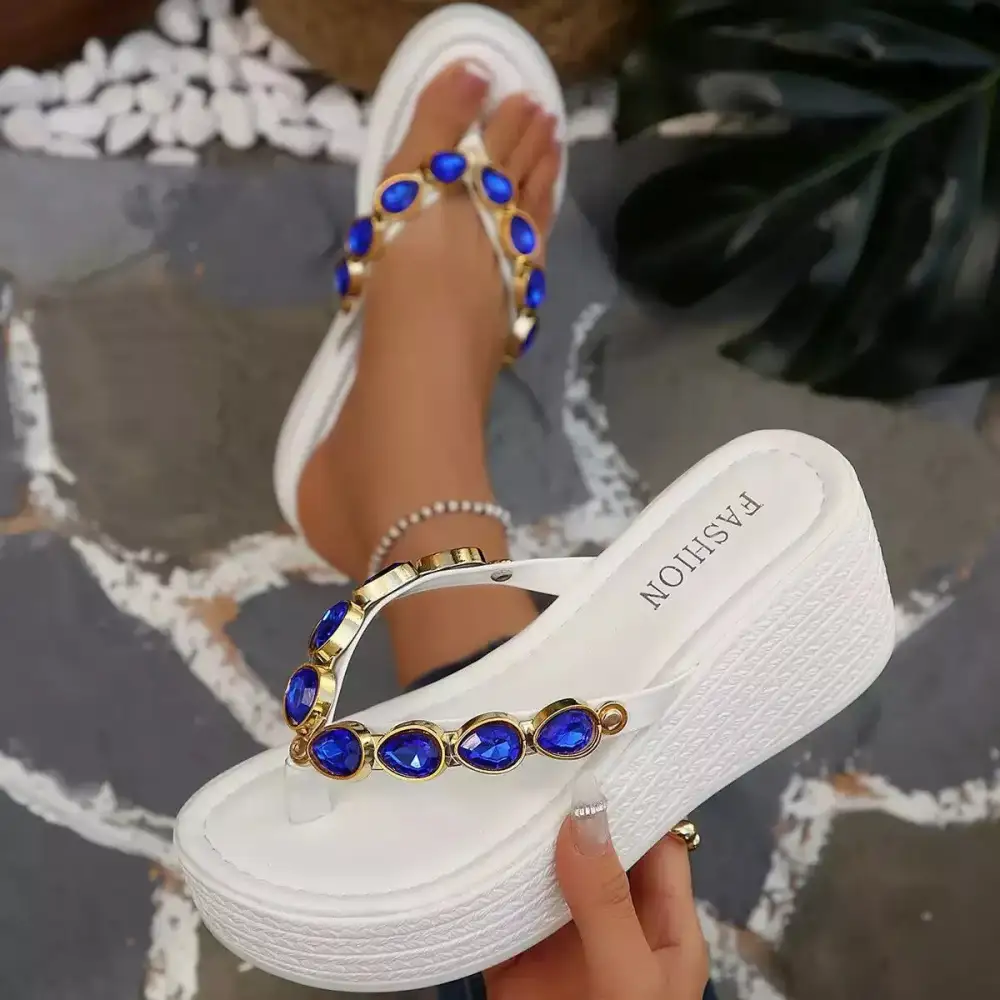Casual Toe Post Wedge Sandals