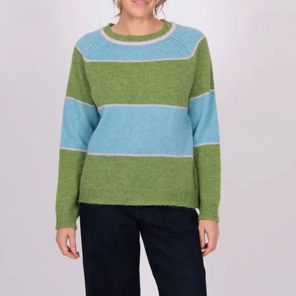 Mohair Striped Pullover